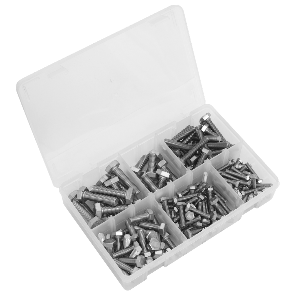 Stainless Steel Setscrew Assortment M5-M10 150pc