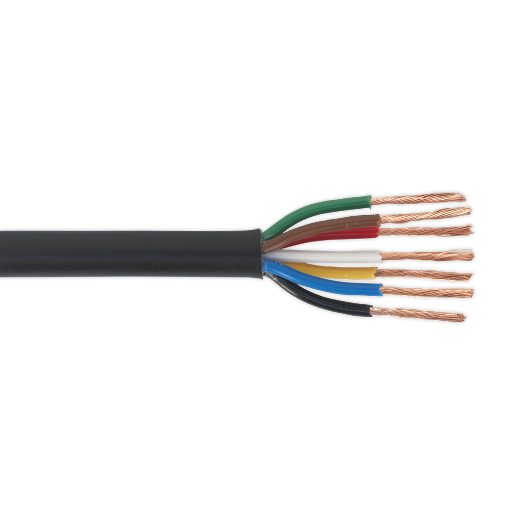 Thin Wall Automotive Cable 7 x 0.75mm² 24/0.20mm 30m - Black