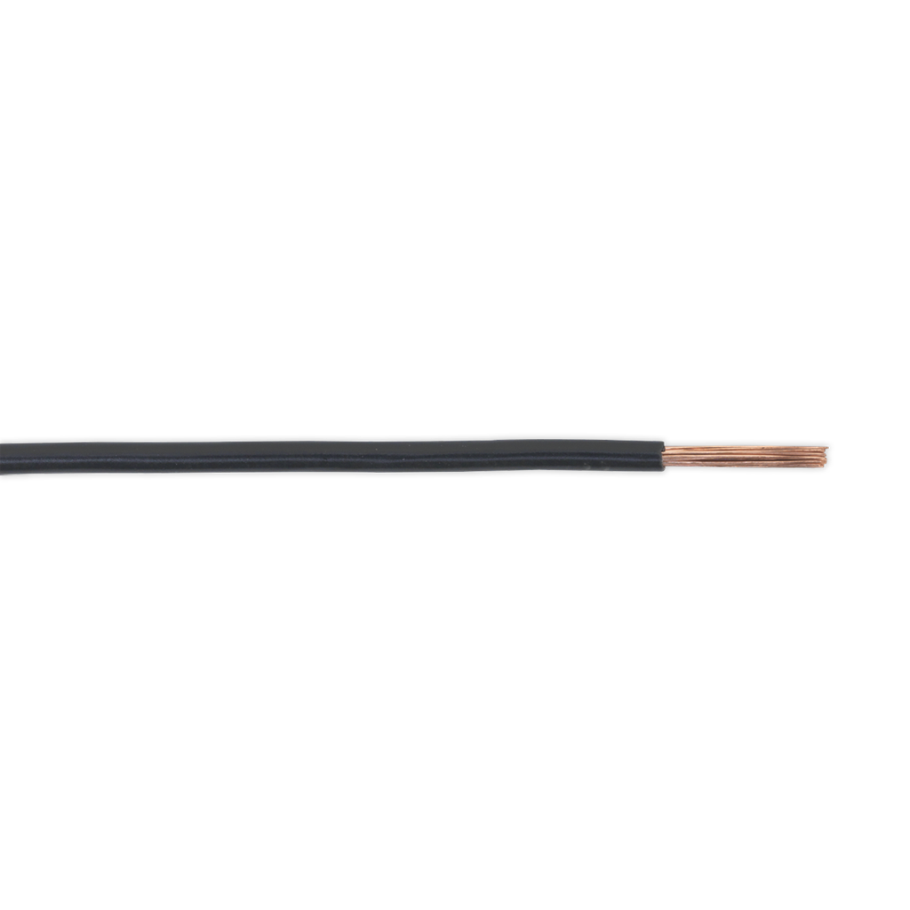Thin Wall Single Automotive Cable 2mm² 28/0.30mm 50m - Black
