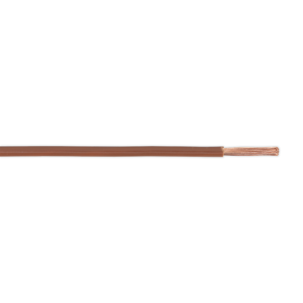 Thin Wall Single Automotive Cable 2mm² 28/0.30mm 50m - Brown