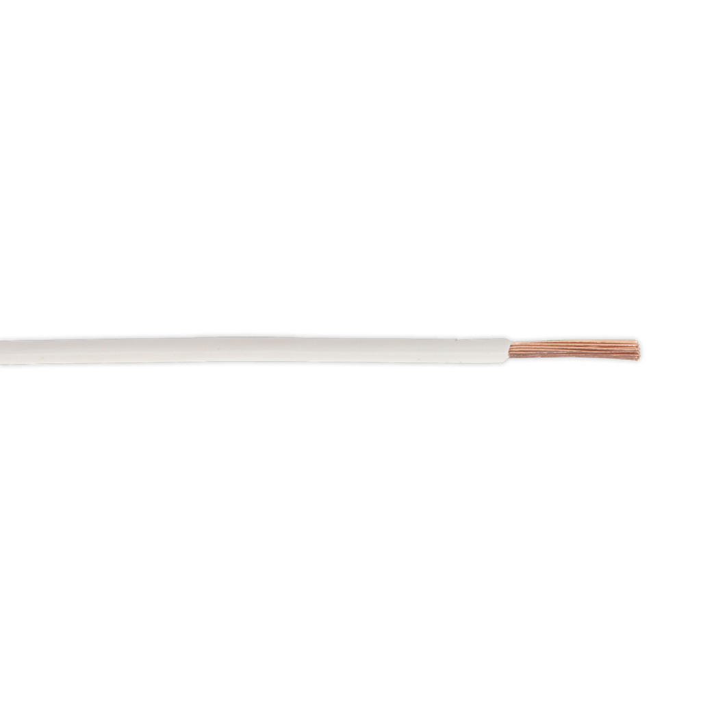 Thin Wall Automotive Cable Single 2mm² 28/0.30mm 50m - White
