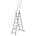 Extension Combination Ladder 3 x 7 Aluminium - BS EN 131