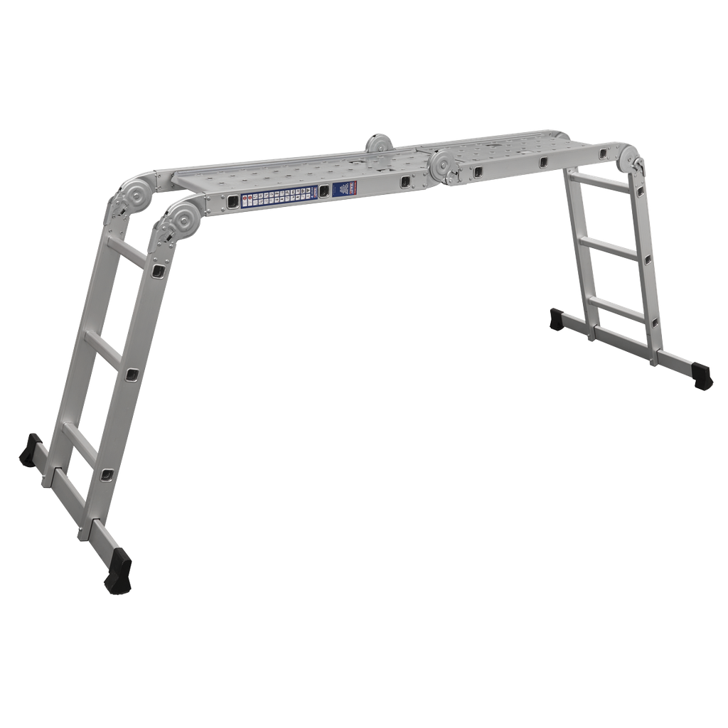 4-Way Aluminium Folding Platform Ladder - BS EN 131