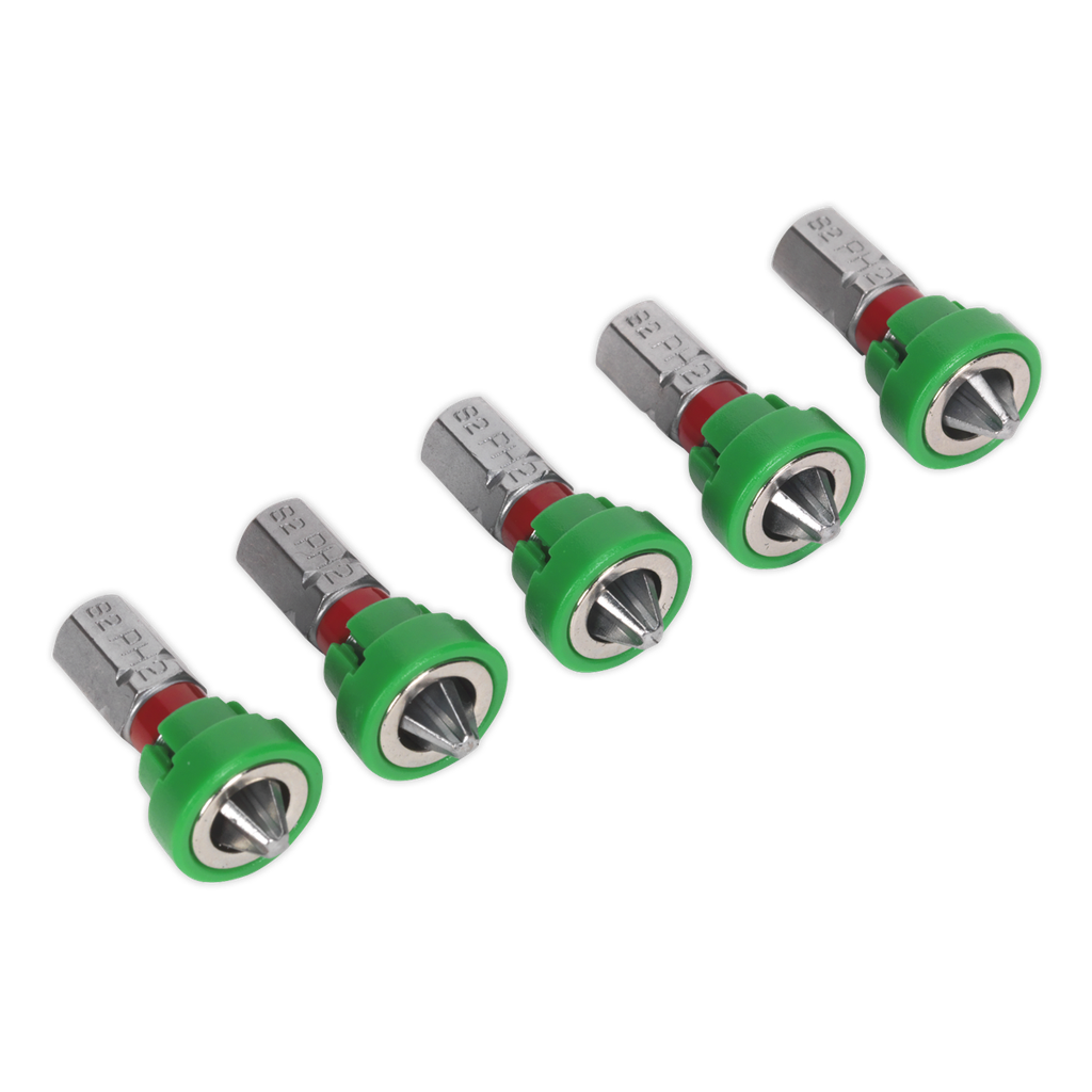 Premier Phillips Power Tool Bit with Magnetic Holder #2 x 25mm - Pack of 5