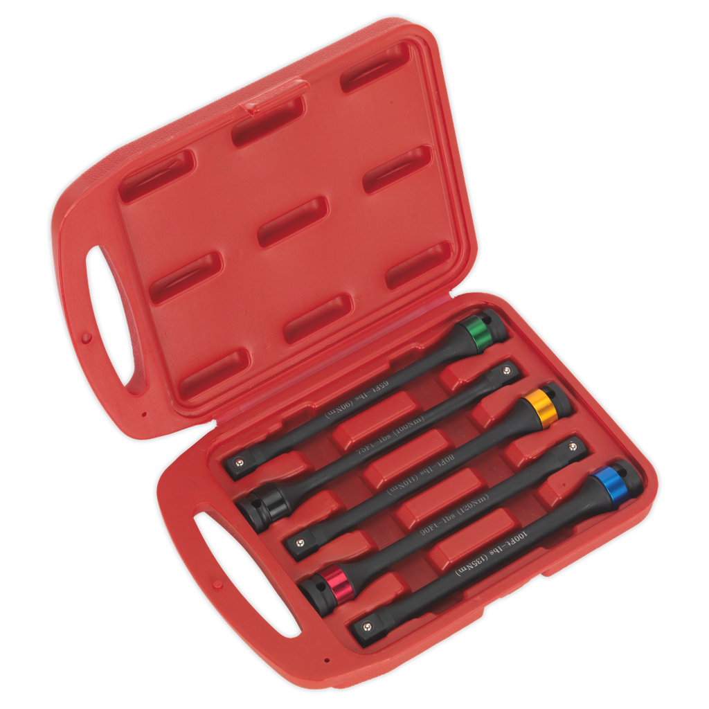 Torque Stick Set 1/2"Sq Drive 5pc