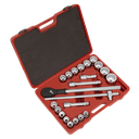Premier Socket Set 3/4"Sq Drive 12-point 22pc