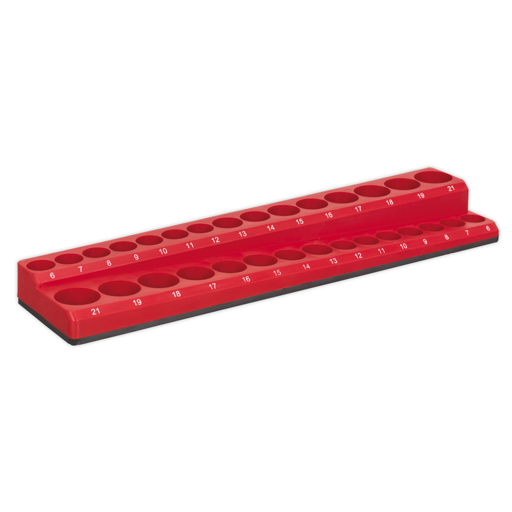 Premier Socket Holder Magnetic 3/8"Sq Drive Capacity 30 Sockets