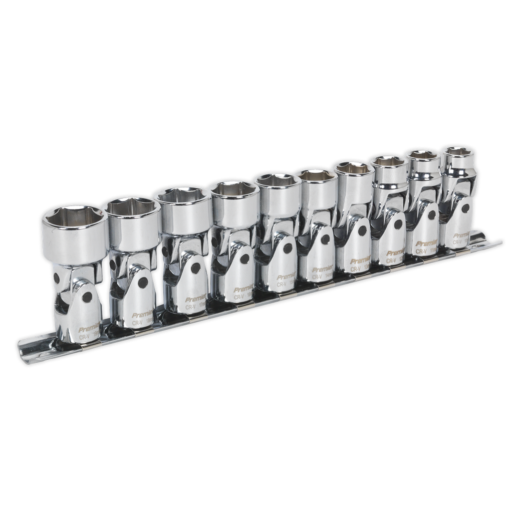 Premier Universal Joint Socket Set 3/8"Sq Drive 10pc