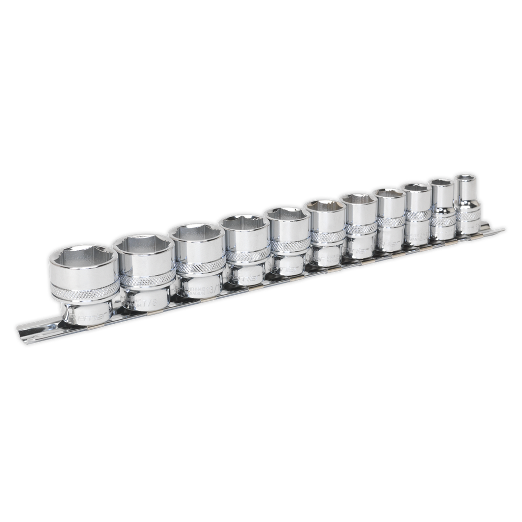Premier Imperial Lock-On™ Socket Set 3/8"Sq Drive 11pc