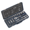 Premier Lock-On™ Socket Set 1/2"Sq Drive 26pc
