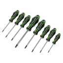 Premier GripMAX® Security TRX-Star* Screwdriver Set 8pc - Hi-Vis Green