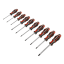 Premier GripMAX® TRX-Star* Screwdriver Set 10pc - Red
