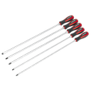 Extra-Long Hammer-Thru Screwdriver Set 450mm 5pc