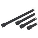 Premier Impact Extension Bar Set 1/2"Sq Drive 4pc
