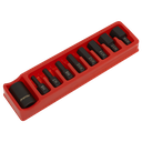 Premier Hex Impact Bit & Holder Set 1/2"Sq Drive 9pc