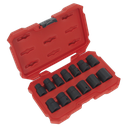 Premier Lock-On™ Impact Socket Set 1/2"Sq Drive 13pc