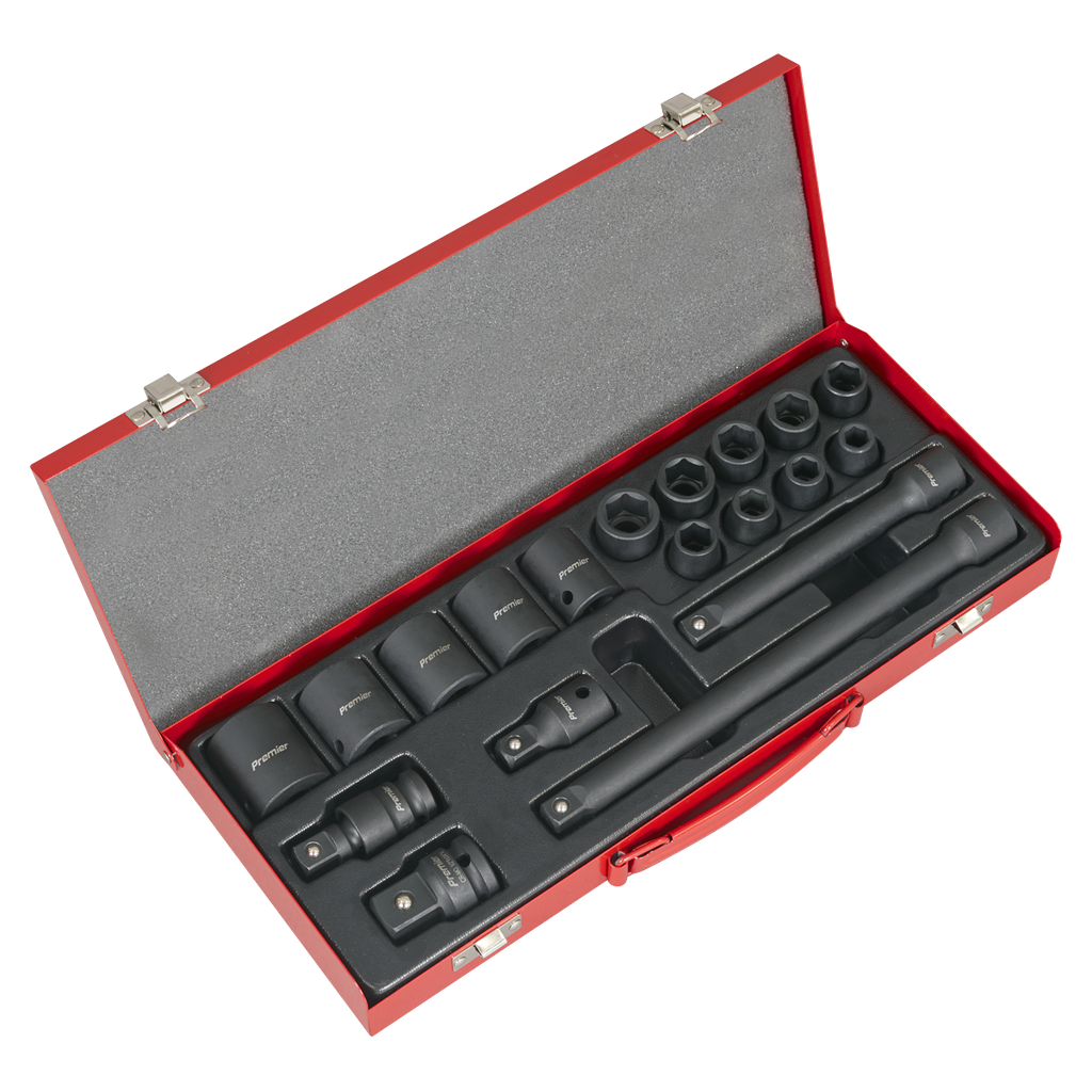 Premier Impact Socket Set 1/2"Sq Drive 19pc