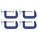 Sealey G-Clamp Set 100mm 4pc