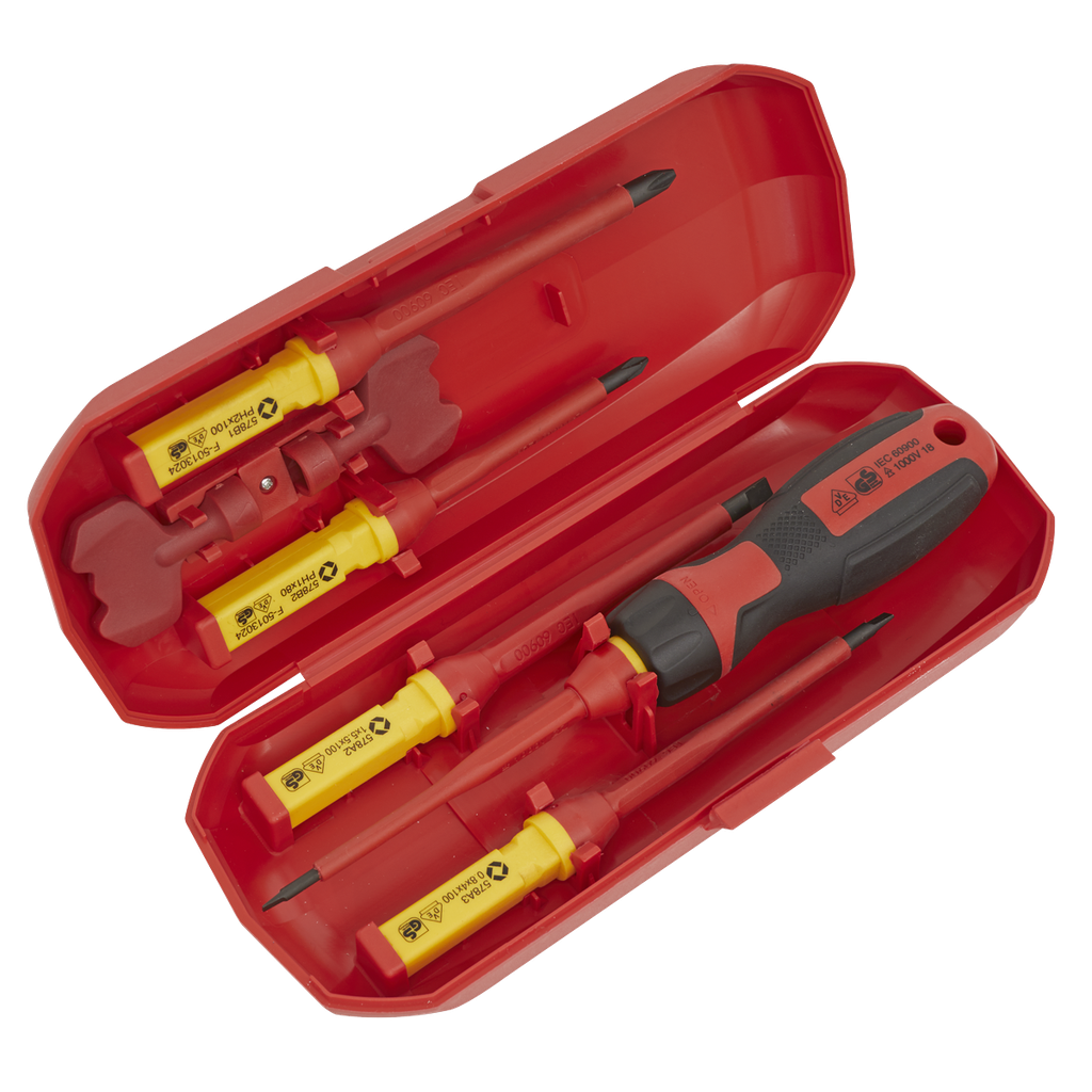 Premier Interchangeable Screwdriver Set 8pc - VDE Approved