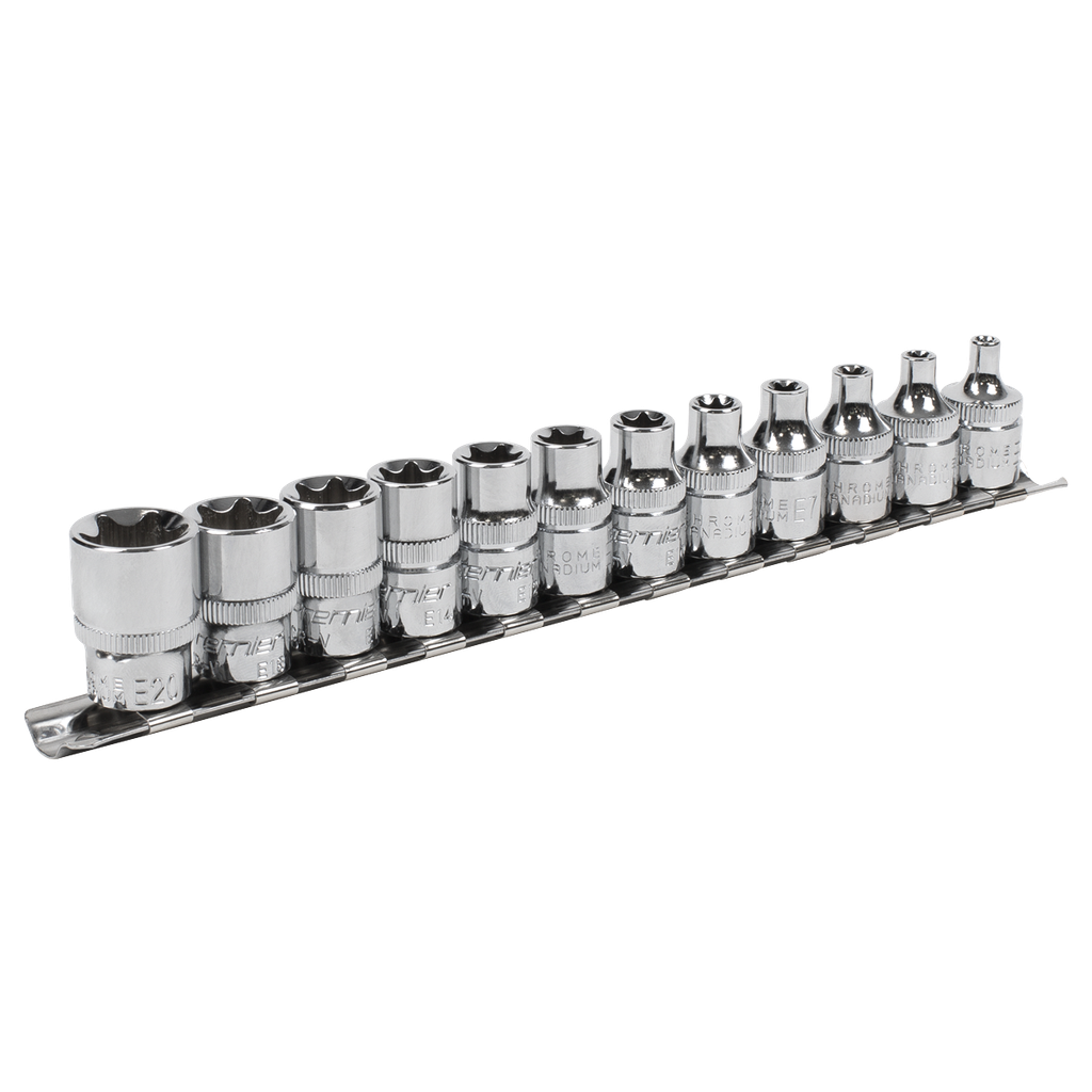 Premier TRX-Star* Socket Set 3/8"Sq Drive E4-E20 12pc