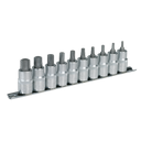 Premier TRX-Star* Socket Bit Set 1/2"Sq Drive 10pc