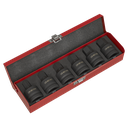 Sealey Premier Hex Impact Socket Bit Set 3/4"Sq Drive 6pc