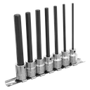 Premier Hex Socket Bit Set 3/8"Sq Drive 110mm 7pc