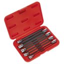 Premier TRX-Star* Socket Bit Set 3/8"Sq Drive 150mm 9pc