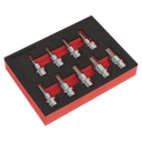 Sealey Premier Hex Socket Bit Set 3/8"Sq Drive 9pc