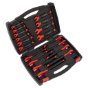 Sealey Premier Insulated Open-End Spanner Set 18pc - VDE Approved