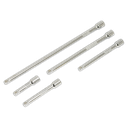 Premier Extension Bar Set 1/4"Sq Drive 5pc