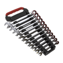 Sealey Premier Platinum Ratchet Combination Spanner Set 12pc