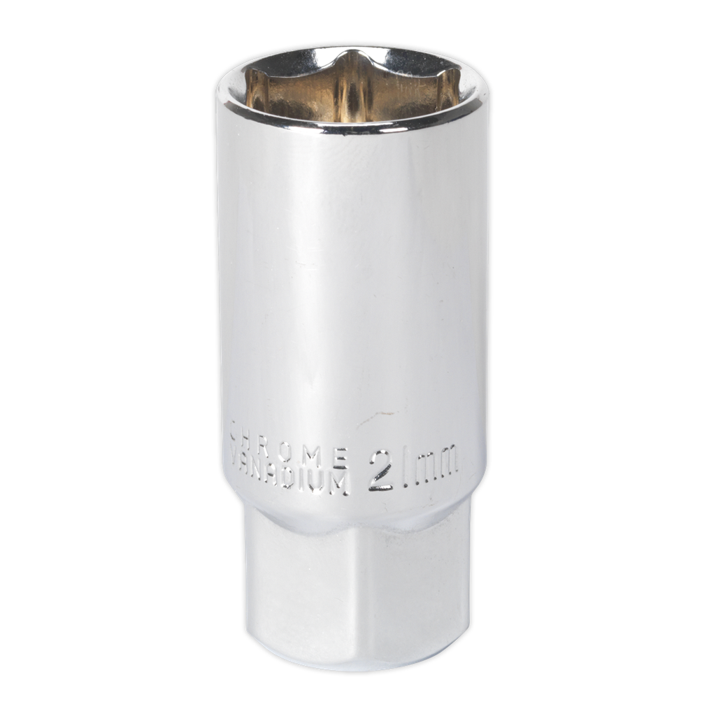 Sealey Magnetic Spark Plug Socket 1/2"Sq Drive 21mm