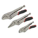 Premier Quick Release Locking Pliers Set 3pc