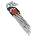 Premier Lock-On™ Extra-Long Ball-End Hex Key Set 9pc