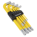 Premier Jumbo Anti-Slip Spline Key Set 9pc