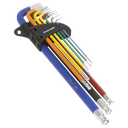 Premier Imperial Extra-Long Ball-End Hex Key Set 9pc