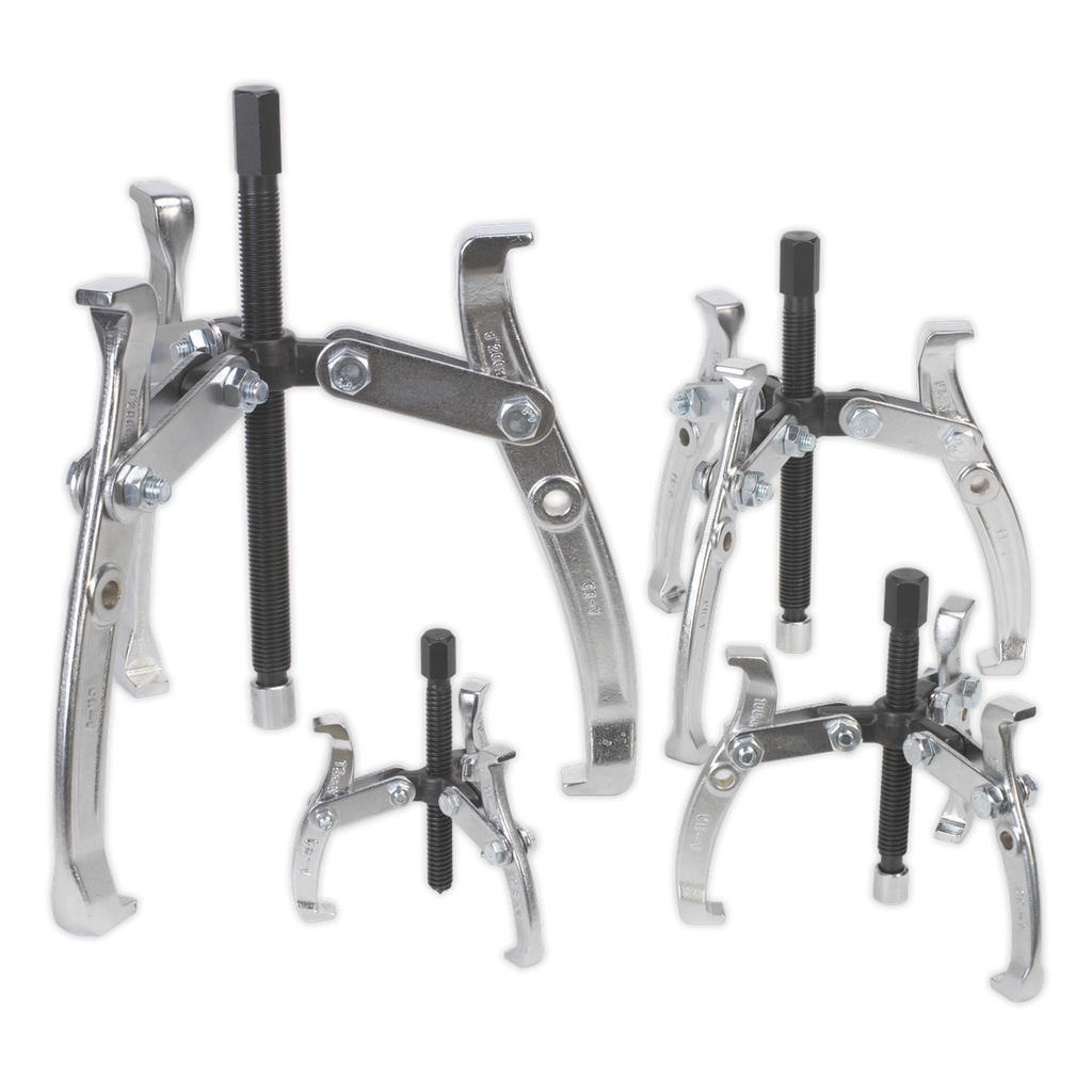 Triple Leg Gear Reversible Puller Set 4pc