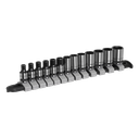 Premier Black Socket Set 1/4"Sq Drive 13pc