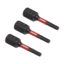 Premier Hex Impact Power Tool Bits 2.5 x 25mm 3pc