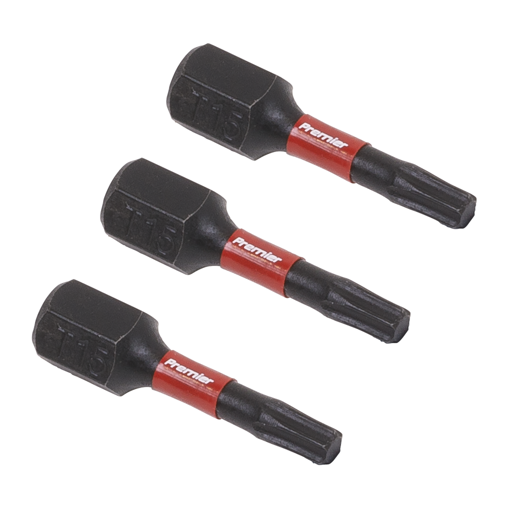 Premier TRX-Star* Impact Power Tool Bits T15 x 25mm 3pc