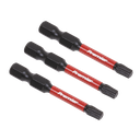 Premier TRX-Star* Impact Power Tool Bits T25 x 50mm 3pc