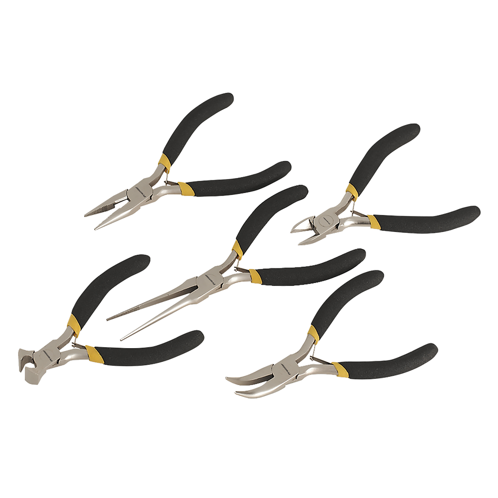 Premier Mini Pliers Set Ni-Fe Finish 5pc