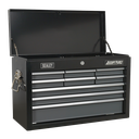 American PRO® Topchest 9 Drawer - Black/Grey