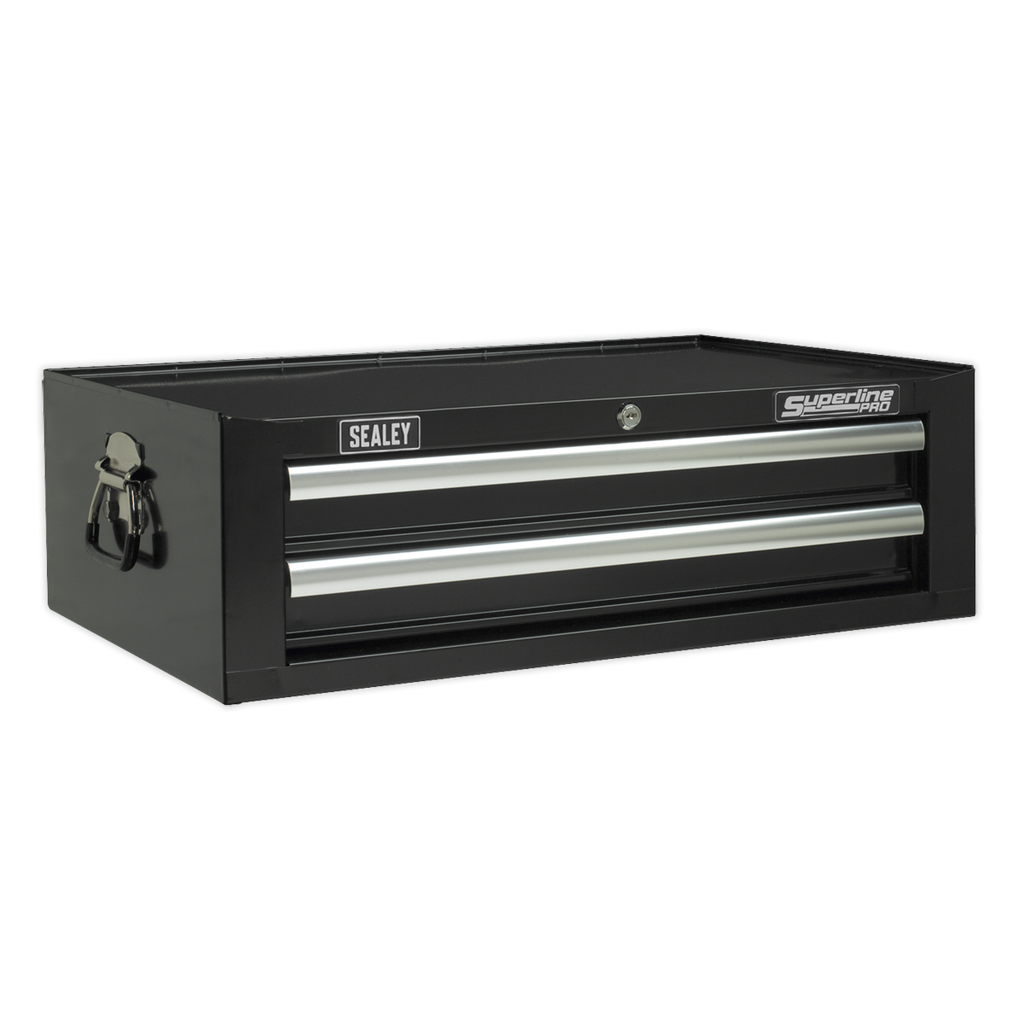 Superline PRO® Mid-Box Tool Chest 2 Drawer - Black