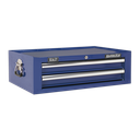 Superline PRO® Mid-Box Tool Chest 2 Drawer - Blue