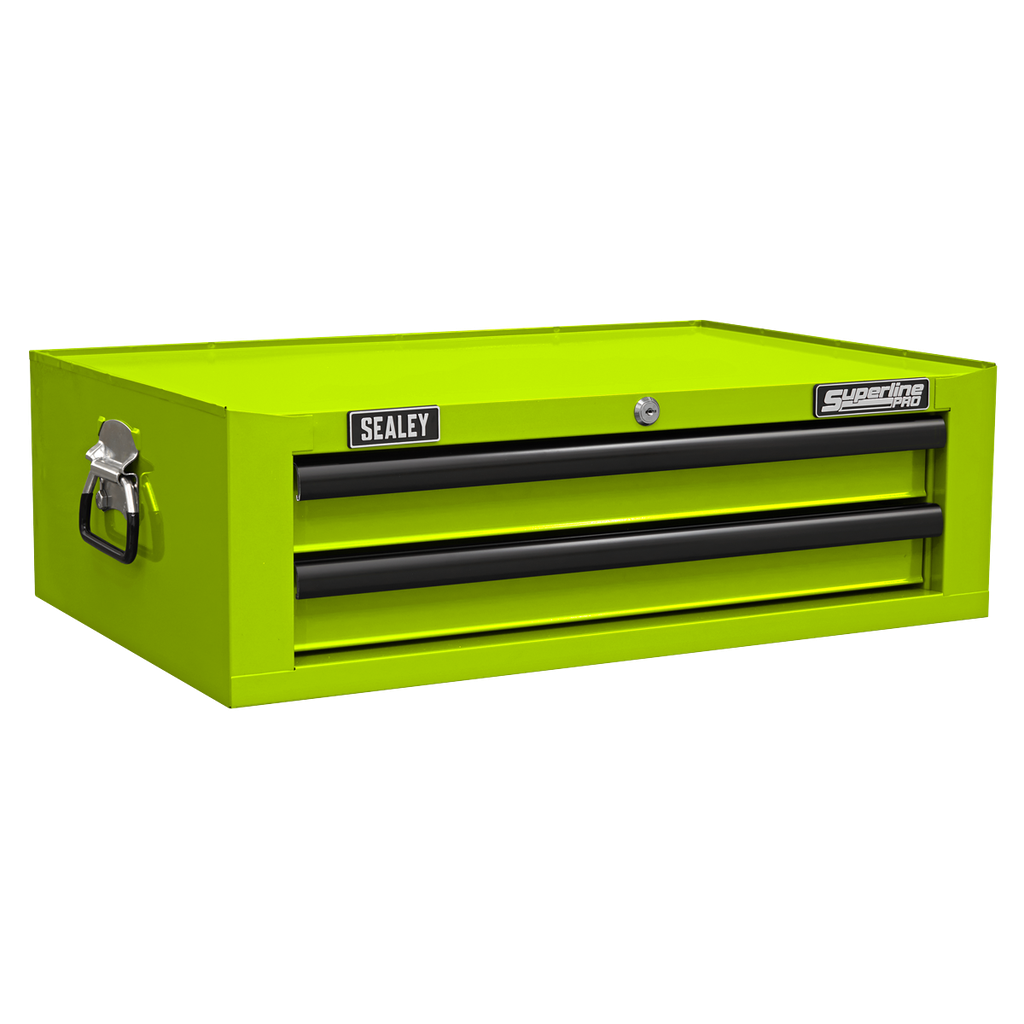 Superline PRO® Mid-Box Tool Chest 2 Drawer - Green/Black