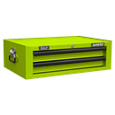 Superline PRO® Mid-Box Tool Chest 2 Drawer - Green/Black