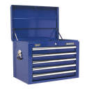 Superline PRO® Topchest 5 Drawer - Blue