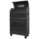 Superline PRO® Tool Chest Combination with 17 Soft Close Drawers & Power Strip